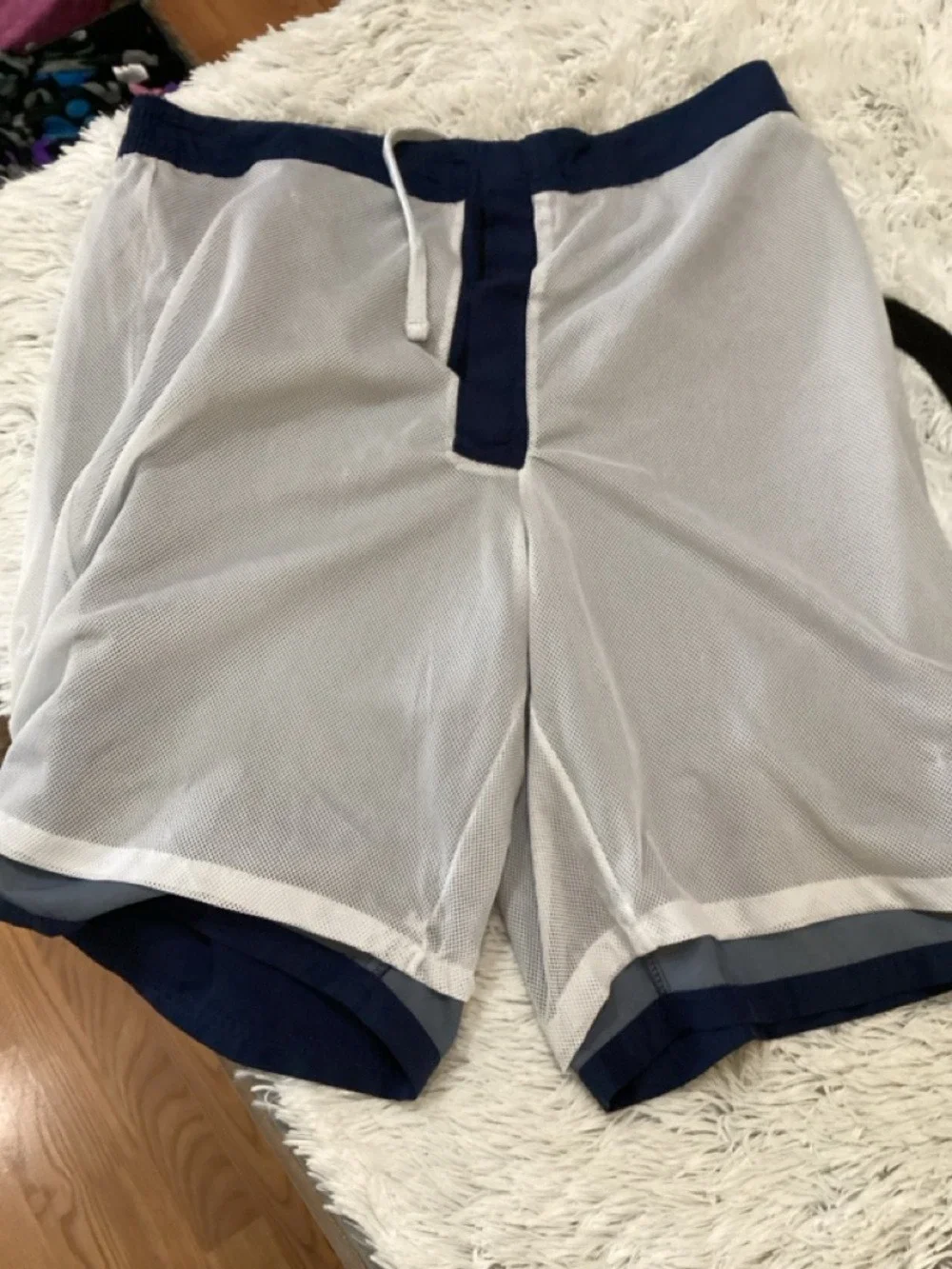 Men’s MLB Genuine Merchandise Swim Trunks Navy Blue Size XXL Detroit Tigers